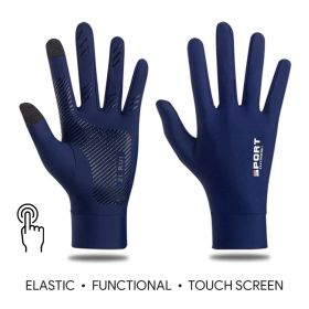 Rukavice za touchscreen Sport Zero plave.