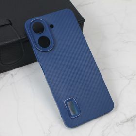 Futrola - maska Carbon Stripe za Xiaomi Redmi 13C plava.