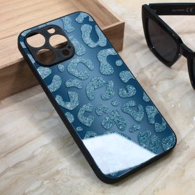 Futrola - maska Shiny glass za iPhone 13 Pro Max 6.7 plava.