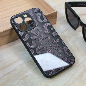 Futrola - maska Shiny glass za iPhone 14 Pro 6.1 crna.