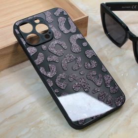 Futrola - maska Shiny glass za iPhone 15 Pro Max 6.7 crna.