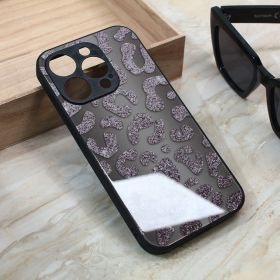 Futrola - maska Shiny glass za iPhone 15 Pro 6.1 siva.