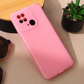 Futrola - maska Sparkle Dust za Xiaomi Redmi 10C roze.