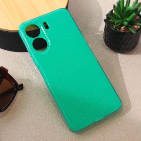 Futrola - maska Sparkle Dust za Xiaomi Redmi 13C zelena.