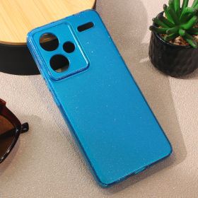 Futrola - maska Sparkle Dust za Xiaomi Redmi Note 13 Pro Plus svetlo plava.