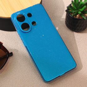 Futrola - maska Sparkle Dust za Xiaomi Redmi Note 13 4G svetlo plava.
