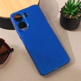 Futrola - maska Sparkle Dust za Xiaomi Redmi 13C tamno plava.