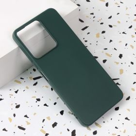 Futrola - maska Shell Velvet za Xiaomi Redmi 13C tamno zelena.