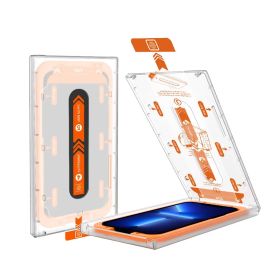 Zaštino staklo (glass) 2.5D dust free Box za iPhone 14 Pro Max 6.7 crni.