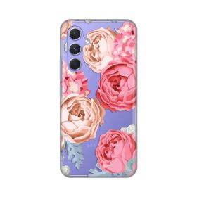 Silikonska futrola - maska print Skin za Samsung A546B Galaxy A54 5G Pink Flower.