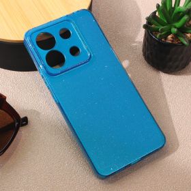 Futrola - maska Sparkle Dust za Xiaomi Redmi Note 13 Pro 5G svetlo plava.