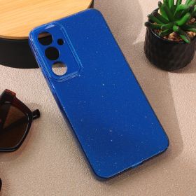 Futrola - maska Sparkle Dust za Samsung A556 Galaxy A55 5G tamno plava.