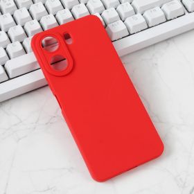 Futrola - maska Silikon Pro Camera za Xiaomi Redmi 13C crvena.