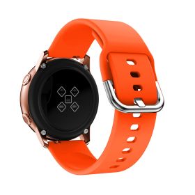 Narukvica za smart watch Silicone Solid 22mm narandzasta (MS).