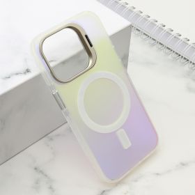Futrola - maska SHINE MagSafe za iPhone 15 Pro (6.1) bela (MS).