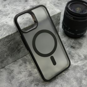 Futrola - maska CAMERA DROP MagSafe za iPhone 13 (6.1) crna (MS).