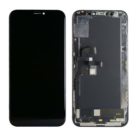 LCD ekran / displej za iPhone XS + touchscreen Black (sa drzacem kamere i senzora) CHO.