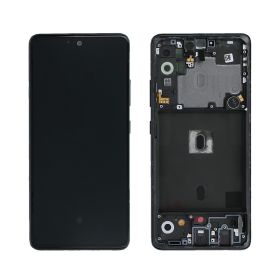 LCD ekran / displej za Samsung A516/Galaxy A51 5G 2020+touch screen crni+frame Service Pack Original/GH82-23100A.