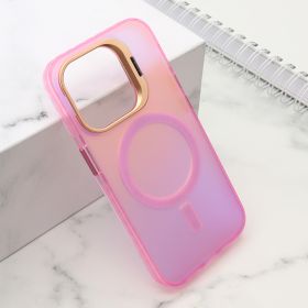 Futrola - maska SHINE MagSafe za iPhone 15 Pro (6.1) roze (MS).