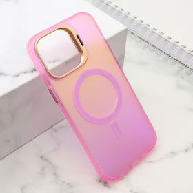 Futrola - maska SHINE MagSafe za iPhone 15 Pro Max (6.7) roze (MS).