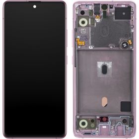 LCD ekran / displej za Samsung A516/Galaxy A51 5G 2020+touch screen pink+frame Service Pack Original/GH82-23124C.