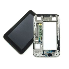 LCD ekran / displej za Samsung P3100/Galaxy Tab 2 7.0+touch screen crni+frame Service Pack Original.