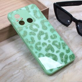 Futrola - maska Shiny glass za Xiaomi Redmi 12C svetlo zelena.