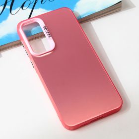 Futrola - maska providna za Samsung A556 Galaxy A55 5G roza.