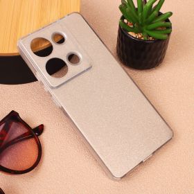 Futrola - maska Sparkle Dust za Xiaomi Redmi Note 13 Pro 4G srebrna.