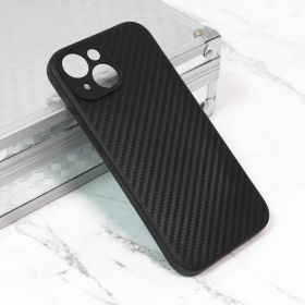 Futrola - maska Carbon fiber za iPhone 15 6.1 crna.