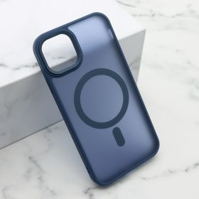 Futrola - maska SILKY MAGSAFE II za iPhone 11 (6.1) plava (MS).