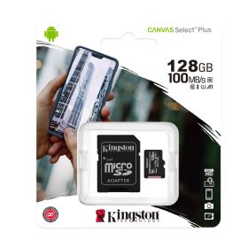 Memorijska kartica Kingston Select Plus Micro SD 128GB Class 10 UHS U1 100MB/s sa adapterom (MS).
