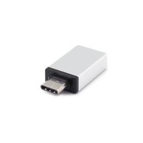 Adapter USB na Type C sivi.
