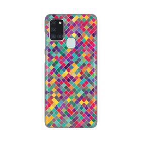 Silikonska futrola - maska print Skin za Samsung A217F Galaxy A21s Colorful cubes.