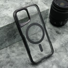 Futrola - maska PLATINUM MagSafe za iPhone 12/12 Pro (6.1) crna (MS).