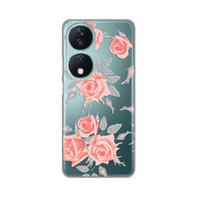 Silikonska futrola - maska print Skin za Huawei Honor X7b Elegant Roses.