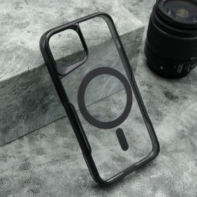 Futrola - maska PLATINUM MagSafe za iPhone 14 (6.1) crna (MS).