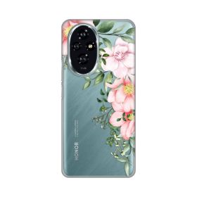 Silikonska futrola - maska print Skin za Huawei Honor 200 Gentle Rose Pattern.