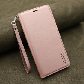 Futrola - maska BI FOLD HANMAN za Xiaomi Redmi Note 12 5G svetlo roze (MS).