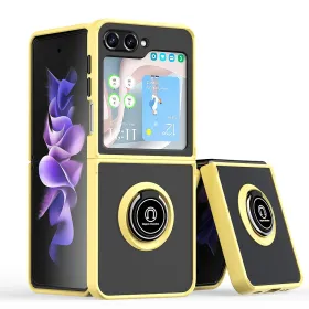 Futrola - maska Frosted Shockproof za Samsung Galaxy Z Flip 6 zuta.