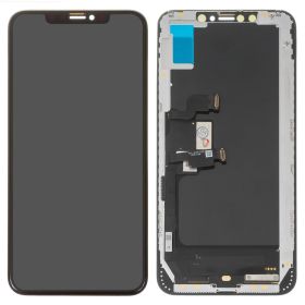 LCD ekran / displej za iPhone XS Max + touchscreen Black REPART PRIME A+ Soft OLED.