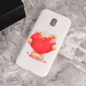 Silikonska futrola - maska print Skin za Samsung J330F Galaxy J3 (2017) Teddy love 2.