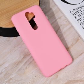 Futrola - maska Teracell Giulietta za Xiaomi Redmi Note 8 Pro mat roze.