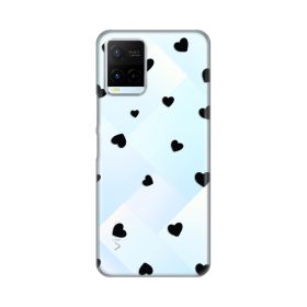 Silikonska futrola - maska print Skin za Vivo Y21/Y21s/Y33s Hearts.