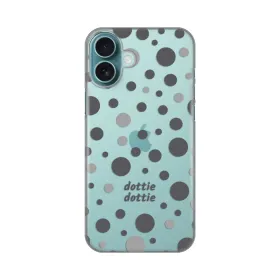Silikonska futrola - maska print Skin za iPhone 16 Plus 6.9 Dottie Dottie Gray.
