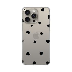 Silikonska futrola - maska print Skin za iPhone 15 Pro Max 6.7 Hearts.