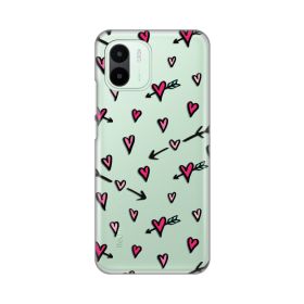 Silikonska futrola - maska print Skin za Xiaomi Redmi A1/Redmi A2 Heart Pattern.