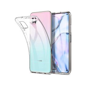 Silikonska futrola - maska Ultra Thin za Huawei P40 Lite/Nova 6 SE Transparent.