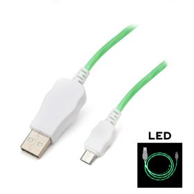 USB Data kabl KUCIPA K220 micro USB 1m zeleni.