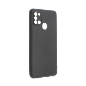 Futrola - maska Carbon fiber za Samsung A217F Galaxy A21s crna.